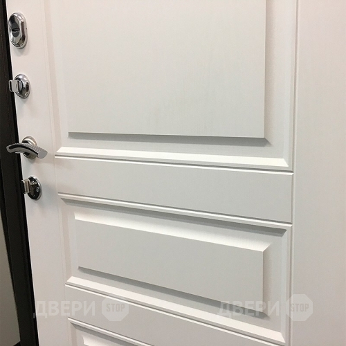 Входная металлическая Дверь Ратибор Статус 3К Белый Ясень в Павловском Посаде