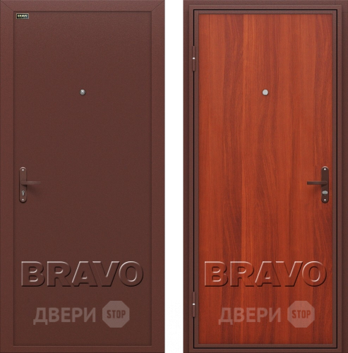 Дверь Bravo Инсайд эконом (Внутреннее открывание) в Павловском Посаде