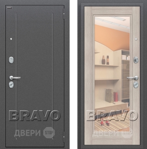 Входная металлическая Дверь Bravo Оптим Флэш Капучино в Павловском Посаде