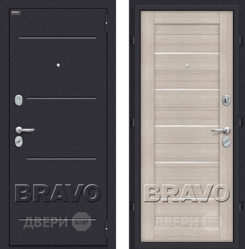 Входная металлическая Дверь Bravo Оптим Техно Капучино в Павловском Посаде