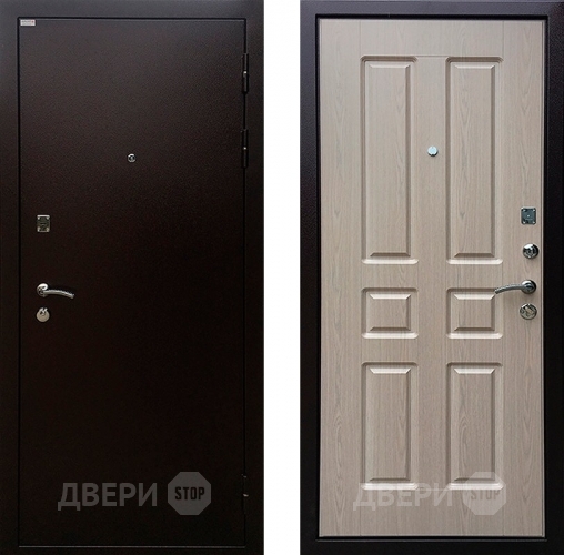 Входная металлическая Дверь Ратибор Комфорт Белёный дуб в Павловском Посаде