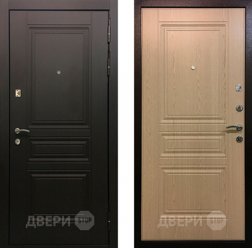 Входная металлическая  дверь Ратибор Лондон Беленый дуб в Павловском Посаде