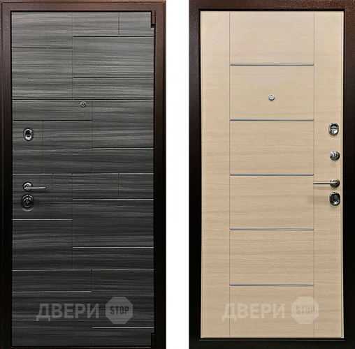Входная металлическая Дверь Ратибор Омега 3К Акация поперечная в Павловском Посаде