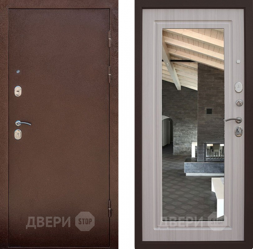 Дверь Снедо Сити Эш Вайт с зеркалом в Павловском Посаде