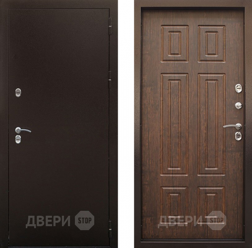 Входная металлическая Дверь Сибирь Термо-Maxi тиковое дерево в Павловском Посаде