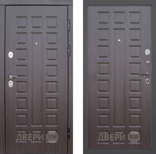 Входная металлическая Дверь Снедо S01 2К Венге  в Павловском Посаде