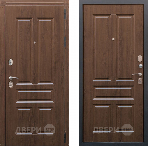 Входная металлическая Дверь Снедо Канцлер Винорит грецкий орех в Павловском Посаде