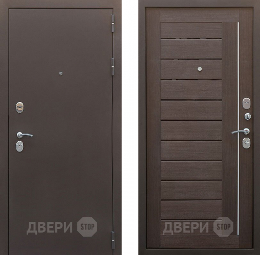 Входная металлическая Дверь Снедо Бордо 3К Темный орех  в Павловском Посаде