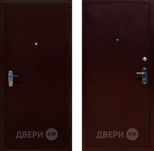 Входная металлическая Дверь ЭКО АМД-1 медный антик  в Павловском Посаде