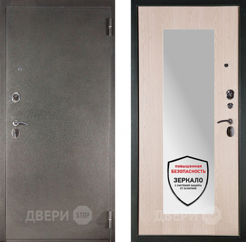 Входная металлическая Сейф-дверь Аргус ДА-17 Зеркало в Павловском Посаде