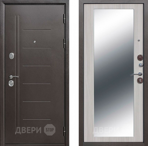 Дверь Цитадель Троя с зеркалом Лиственница в Павловском Посаде
