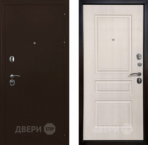 Входная металлическая Дверь Ратибор Троя 3К Лиственница беж в Павловском Посаде
