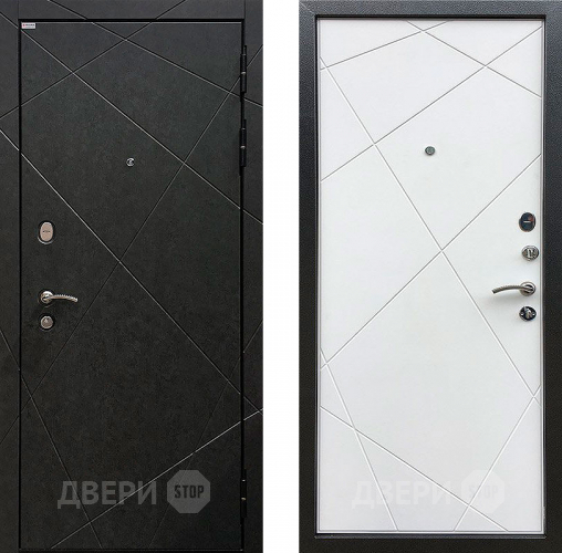Входная металлическая Дверь Ратибор Эстет 3К Силк сноу в Павловском Посаде