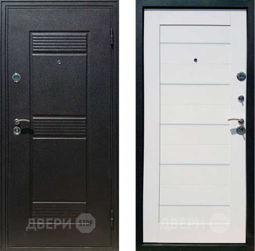 Входная металлическая Дверь в квартиру СТОП 7Х Белёный дуб в Павловском Посаде