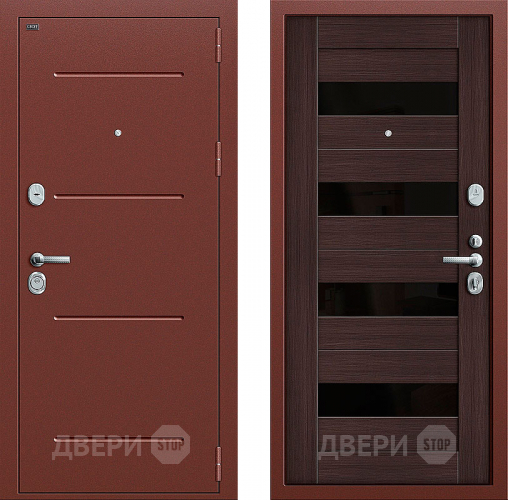 Входная металлическая Дверь Groff Т2-223 Wenge Veralinga в Павловском Посаде