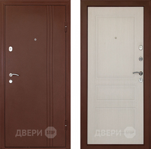 Входная металлическая Дверь Форпост Турин Беленый дуб в Павловском Посаде
