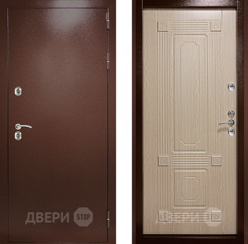 Входная металлическая Дверь (Дверной Континент) Термаль Ультра Беленый дуб в Павловском Посаде