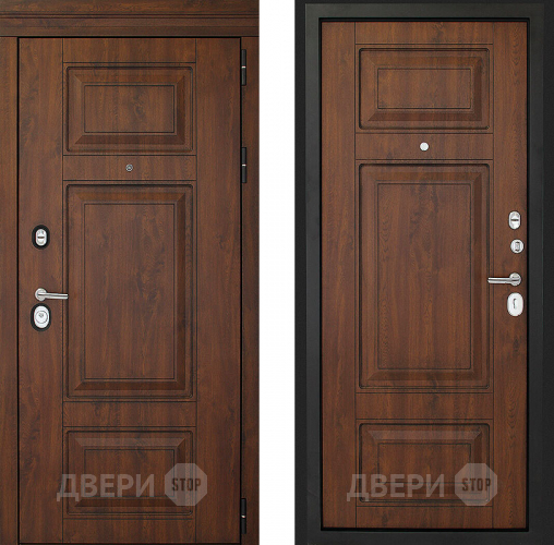 Входная металлическая Дверь (Дверной Континент) Порта Темный орех в Павловском Посаде