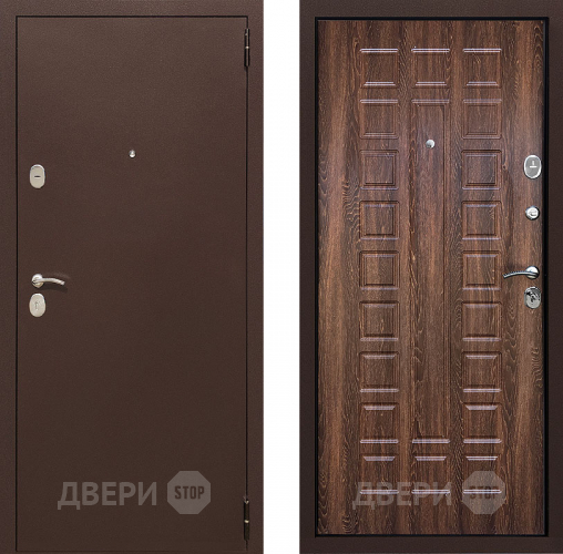 Входная металлическая Дверь Престиж 100 Дуб коньячный в Павловском Посаде