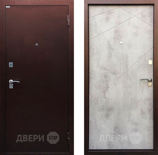 Входная металлическая Дверь Ратибор Рубеж Бетон светлый в Павловском Посаде