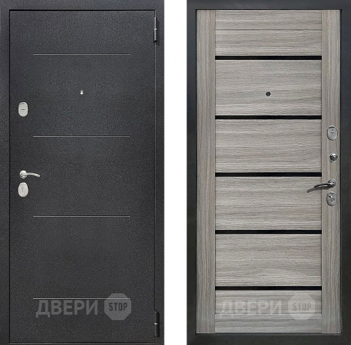 Входная металлическая Дверь Престиж Люкс Дуб дымчатый в Павловском Посаде