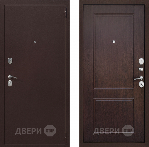 Входная металлическая Дверь Престиж 7 Орех премиум в Павловском Посаде