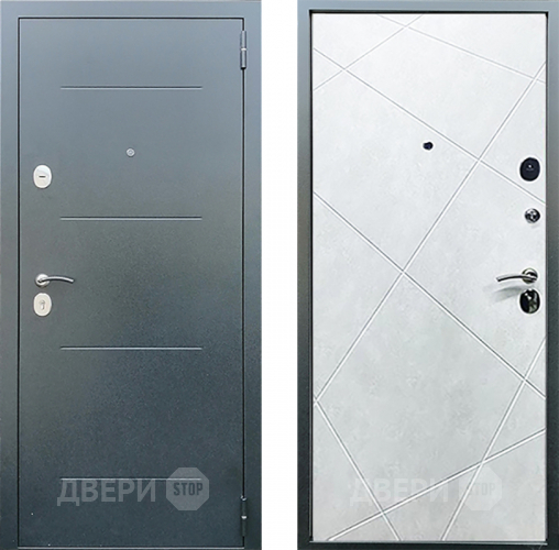 Входная металлическая Дверь Престиж Люкс Бетон в Павловском Посаде