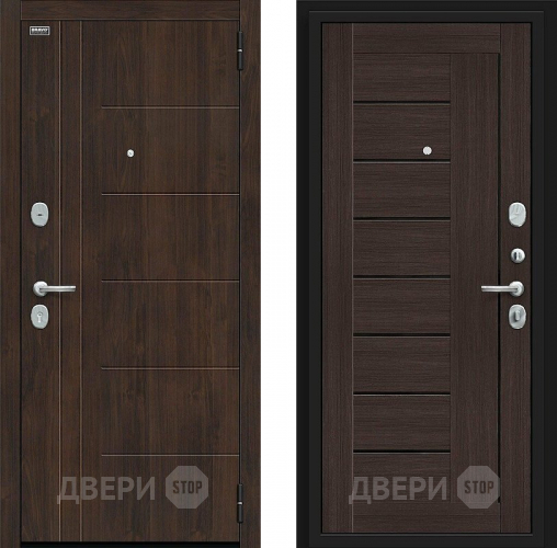 Входная металлическая Дверь Bravo Морден Kale Almon/Wenge Veralinga в Павловском Посаде