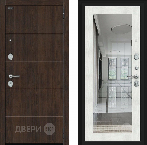 Входная металлическая Дверь Bravo Флэт Kale Almon/Bianco Veralinga в Павловском Посаде