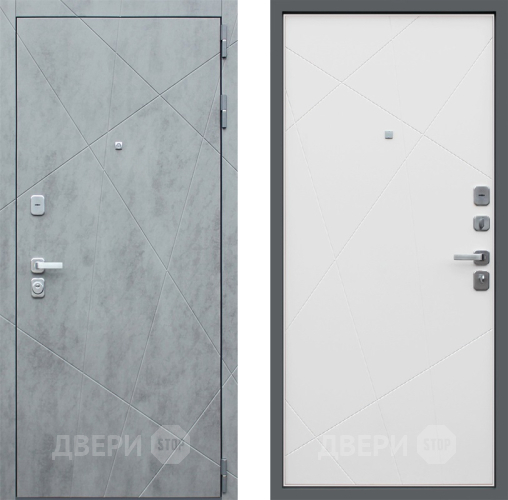 Входная металлическая Дверь Йошкар Дуэт-Б Белый Матовый в Павловском Посаде