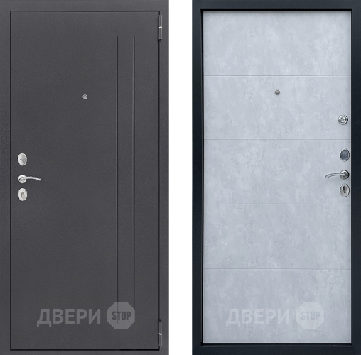 Входная металлическая Дверь Престиж 70 Бетон снежный в Павловском Посаде