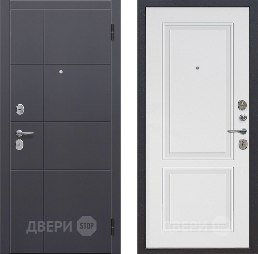 Дверь Цитадель Гарда 2 МДФ Велюр Белый Софт в Павловском Посаде