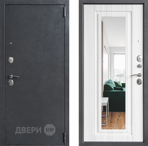 Дверь Дверной Континент ДК-70 Зеркало Лиственница в Павловском Посаде