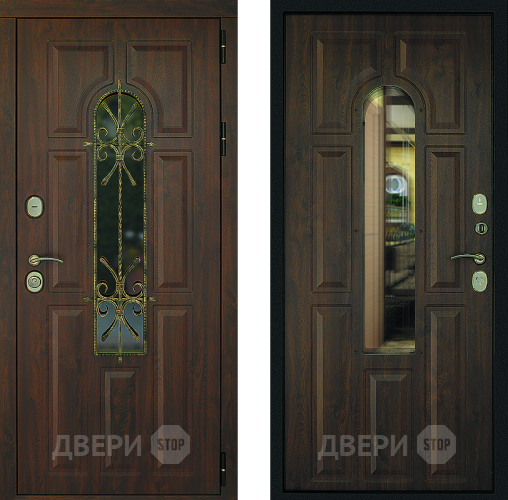 Дверь Дверной Континент Лион Темный орех в Павловском Посаде