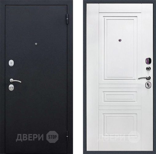 Дверь Локо 3к антик серебро/ белое дерево в Павловском Посаде