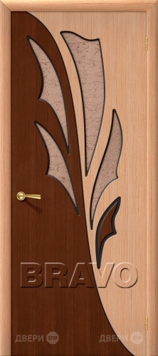 Межкомнатная дверь со стеклом Дуэт (Дуб) в Павловском Посаде