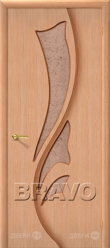 Межкомнатная дверь со стеклом Эксклюзив (Дуб) в Павловском Посаде