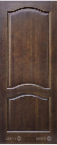 Межкомнатная дверь 7-ПГ темный лак в Павловском Посаде