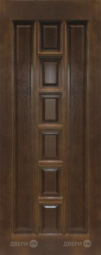 Межкомнатная дверь 11-ПГ темный лак в Павловском Посаде