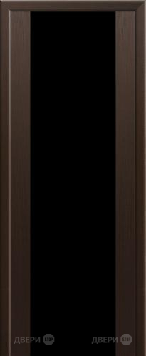Межкомнатная дверь ProfilDoors 8X венге мелинга (черный триплекс) в Павловском Посаде