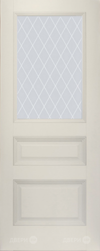 Межкомнатная дверь ProfilDoors 67U магнолия-сатинат (ромб) в Павловском Посаде
