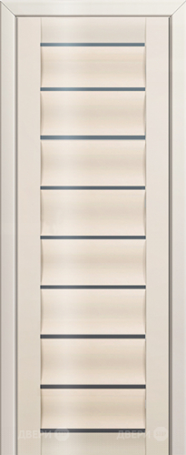 Межкомнатная дверь ProfilDoors 76L магнолия люкс (графит) в Павловском Посаде