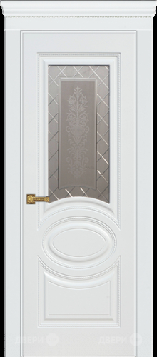 Межкомнатная дверь Марго ПО белая эмаль (мателюкс с фрезеровкой) в Павловском Посаде