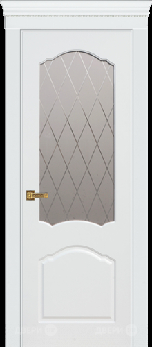 Межкомнатная дверь Танго ПО белая эмаль (мателюкс с фрезеровкой) в Павловском Посаде