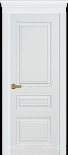 Межкомнатная дверь Троя ПГ белая эмаль в Павловском Посаде