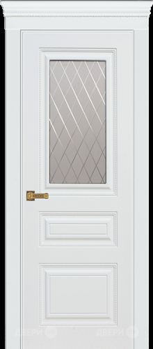 Межкомнатная дверь Троя ПО белая эмаль (мателюкс с фрезеровкой) в Павловском Посаде