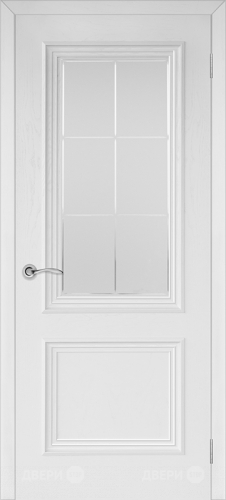 Межкомнатная дверь Валенсия-4 ПО эмаль белая в Павловском Посаде