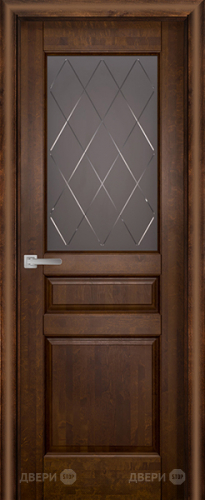 Межкомнатная дверь Валенсия ПО античный орех в Павловском Посаде