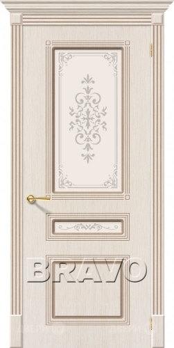 Межкомнатная дверь со стеклом Стиль (БелДуб) в Павловском Посаде