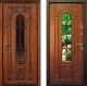 Дверь Юркас Лацио с ковкой и стеклом в Павловском Посаде